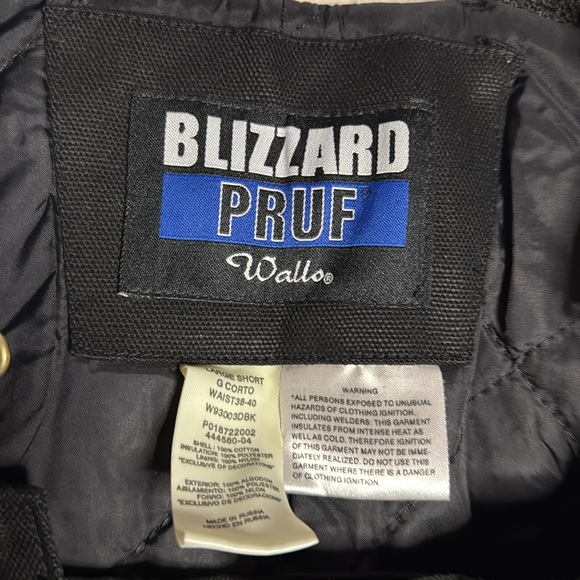 Men’s Blizzard pruf Overall winter snow pant suit - Picture 3 of 11